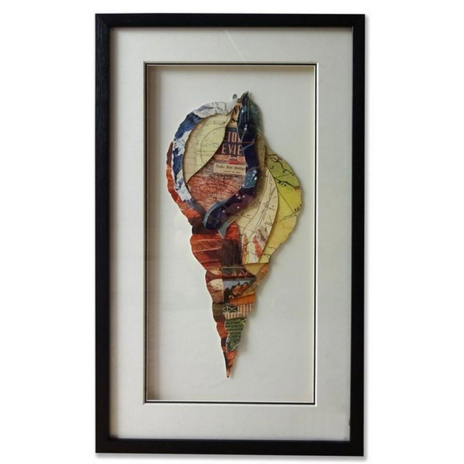 Πίνακας Κολάζ “Seashell” 40x65 εκ.