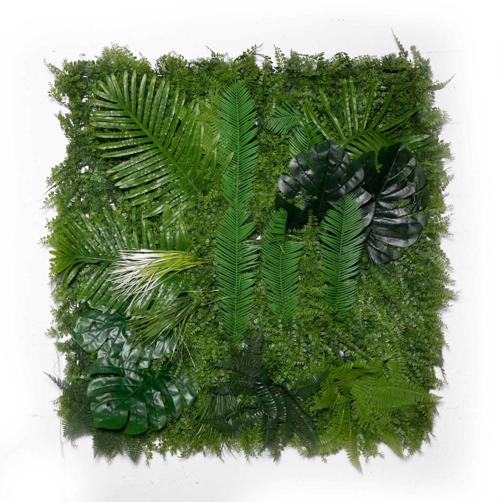 Artificial Wall Panel Fern with Palm "Hawaii" 100x100 cm.