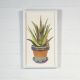 Πίνακας Κολάζ “Aloe” 30x50 εκ.