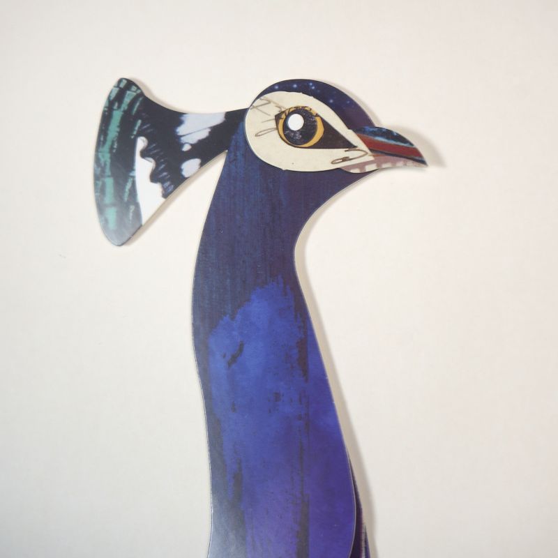 Πίνακας Κολάζ “Peacock” 130x65 εκ.