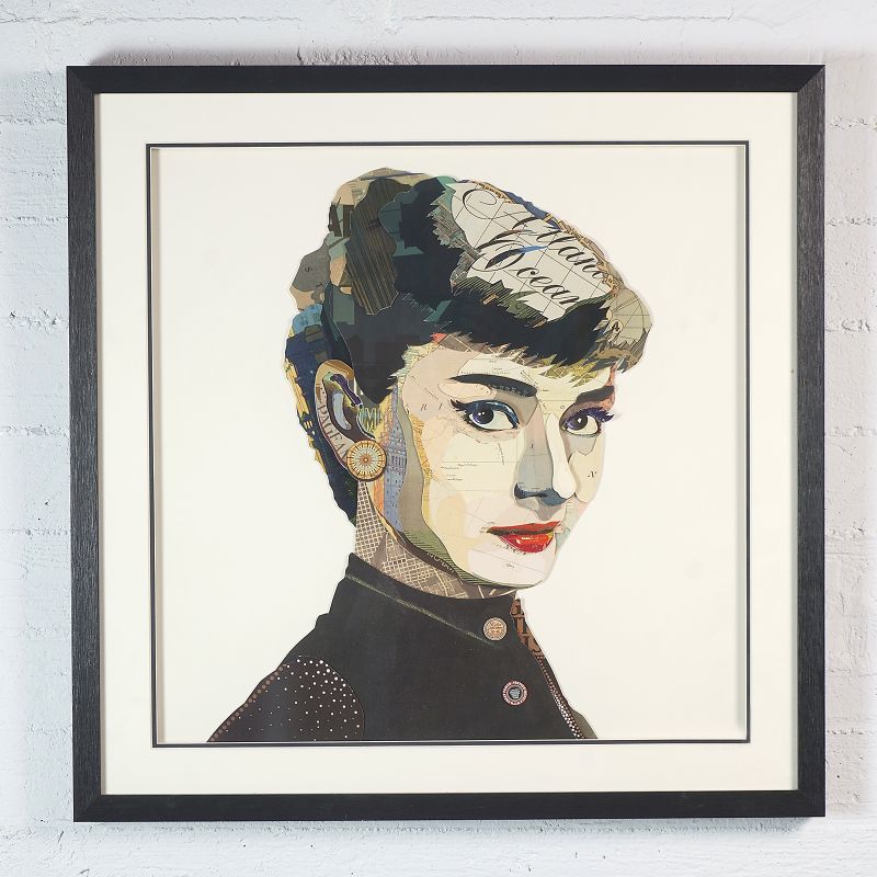 Πίνακας Κολάζ “Audrey” 75x75 εκ.