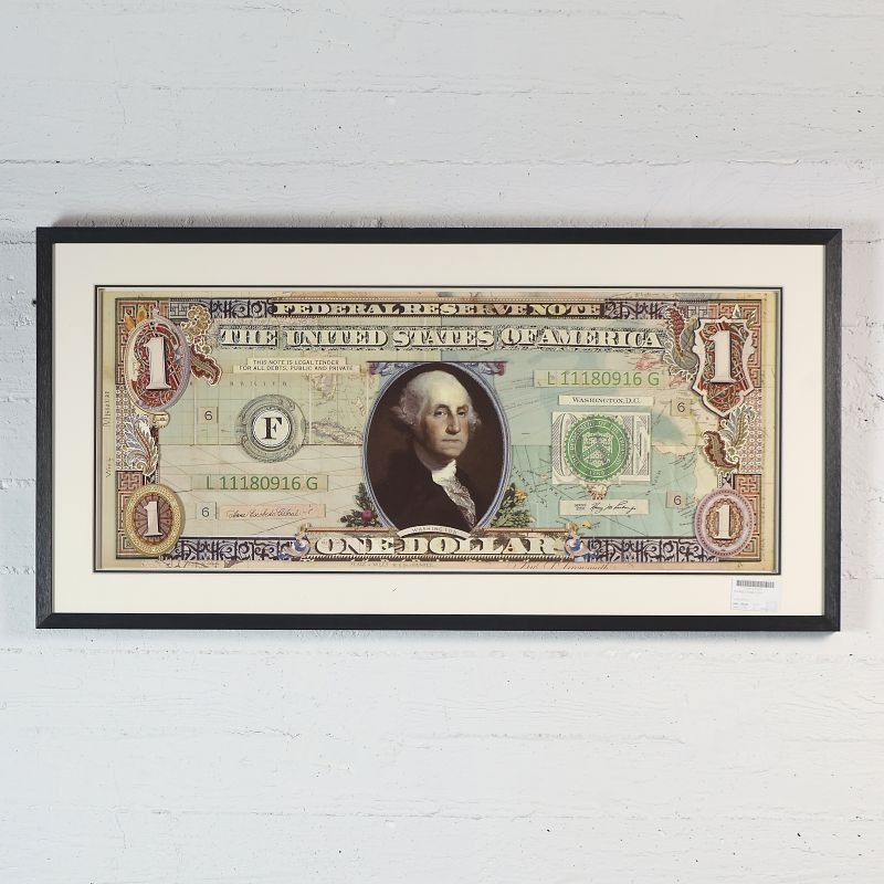 Πίνακας Κολάζ “US Dollar” 50x100 εκ.