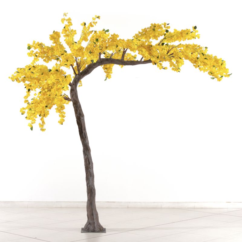 Τεχνητό Δέντρο Βουκαμβίλια Κίτρινο 320 εκ.
