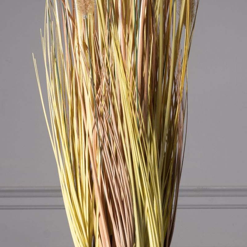 Τεχνητό Φυτό Χορτάρι Pennisetum Λευκό 90 εκ.