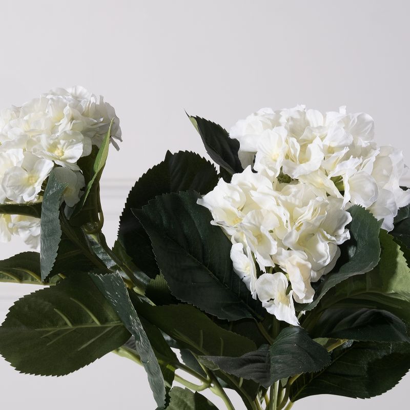 Τεχνητό Φυτό Ορτανσία Λευκό 40 εκ.