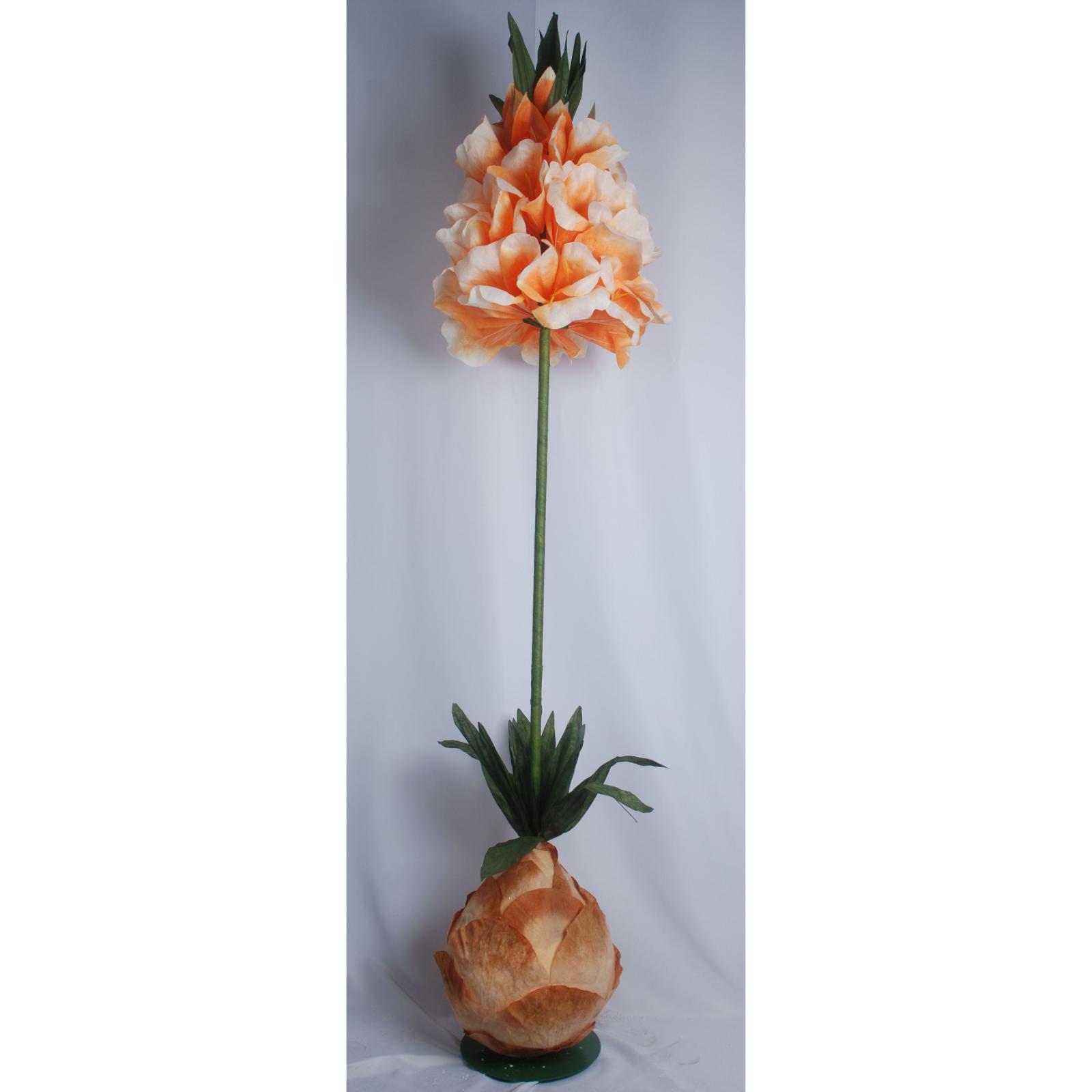 Τεχνητό Κλωνάρι Ανανά "Amber Crown" D65 Πορτοκαλί 240 εκ.