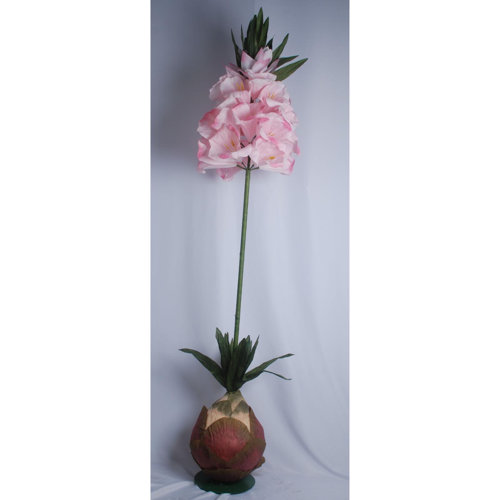 Τεχνητό Κλωνάρι Ανανά "Rose Crown" D65 Ροζ 240 εκ.