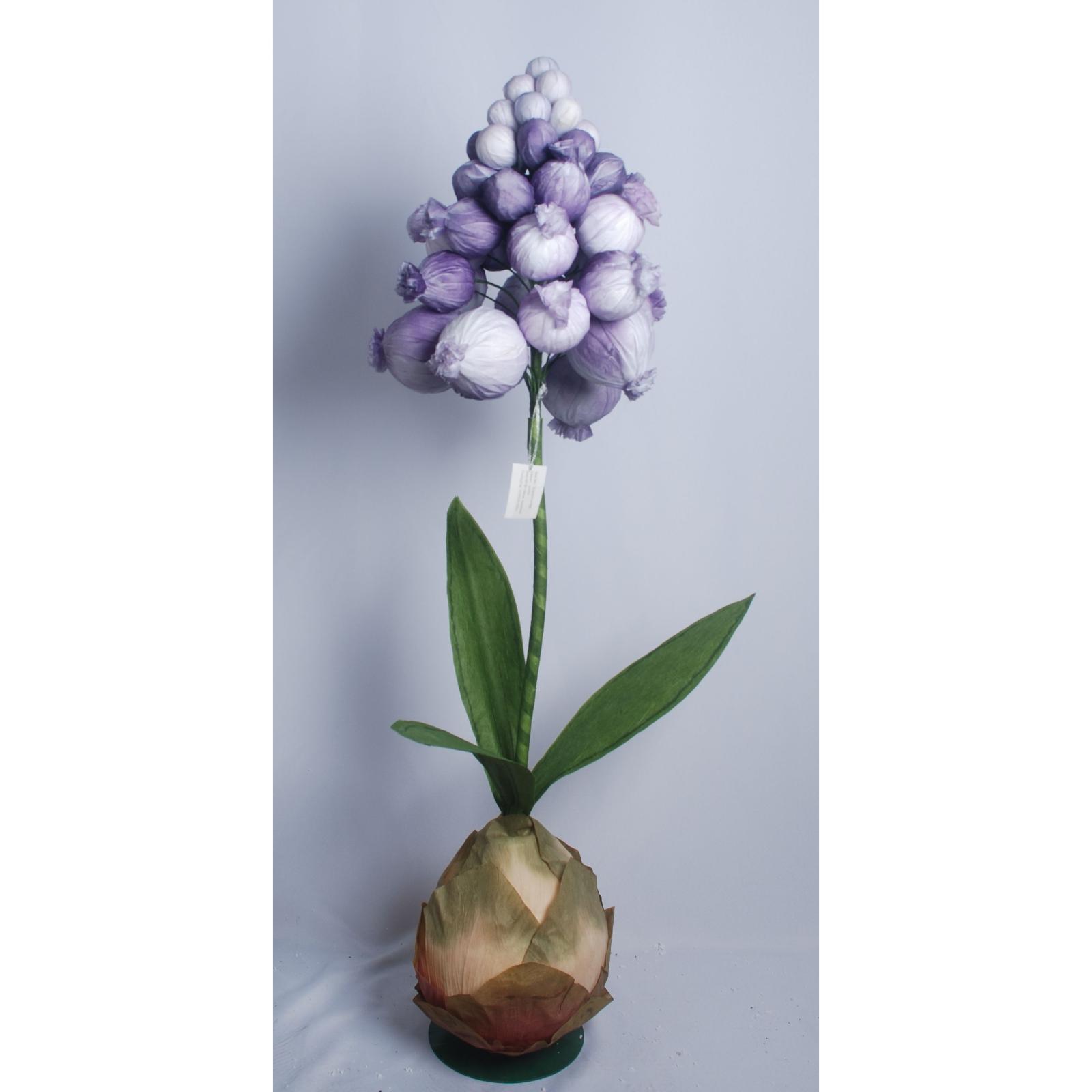 Τεχνητό Κλωνάρι Υάκινθος "Violet Bloom" D50 Μώβ 150 εκ.