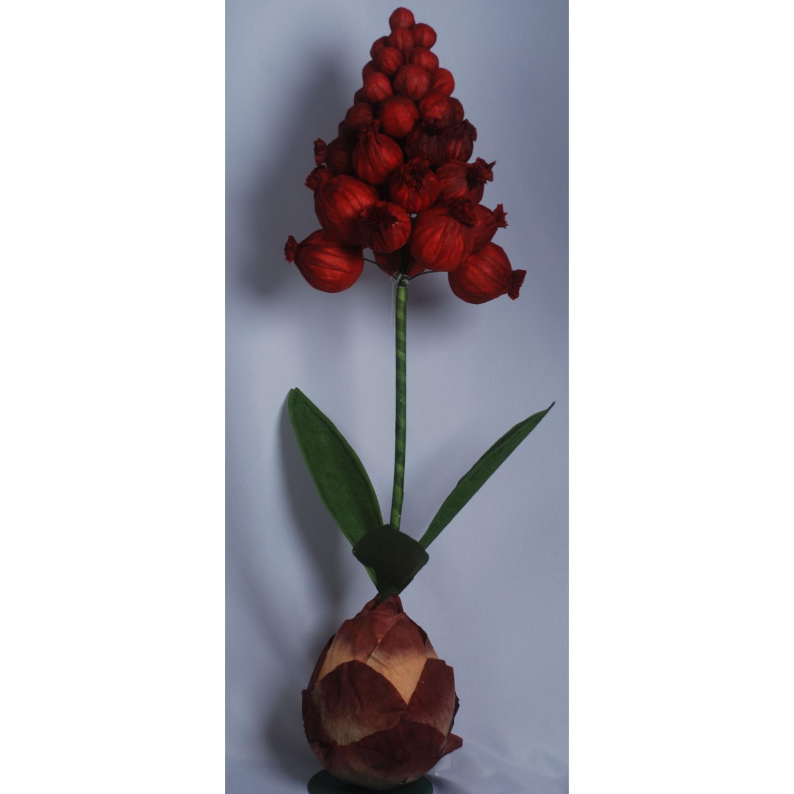 Τεχνητό Κλωνάρι Υάκινθος "Crimson Bloom" D70 Κόκκινο 240 εκ.